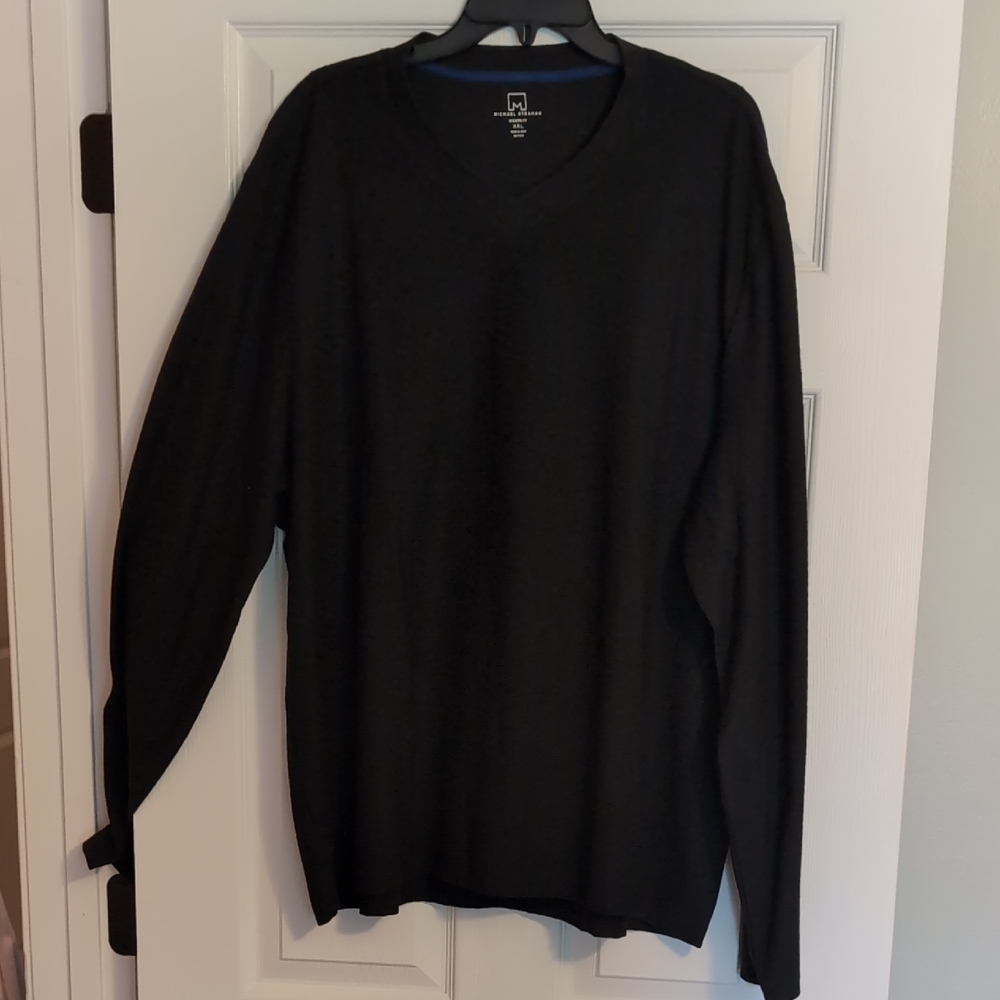 Classic Black V-Neck Sweater for Men